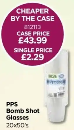 Bestway PPS Bomb Shot Glasses offer