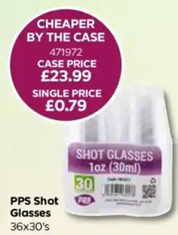 Bestway PPS Shot Glasses offer