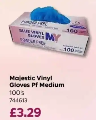 Bestway Majestic Vinyl Gloves Pf Medium offer