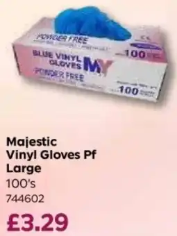 Bestway Majestic Vinyl Gloves Pf Large offer