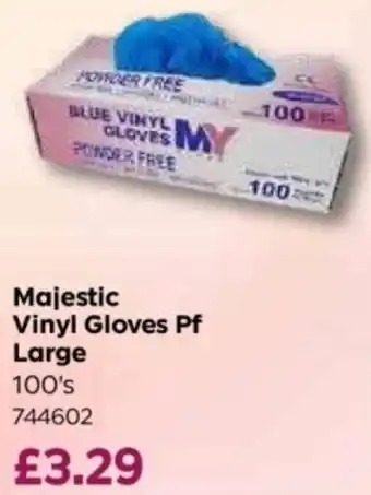 Bestway Majestic Vinyl Gloves Pf Large offer