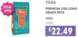 Bestway Tilda premium usa long grain rice offer