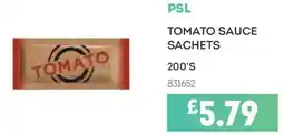 Bestway Psl tomato sauce sachets offer