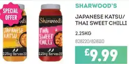 Bestway Sharwood's japanese katsu thai sweet chilli offer