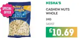 Bestway Nisha's cashew nuts whole offer