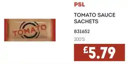 Bestway Psl tomato sauce sachets offer