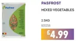 Bestway Pasfrost mixed vegetables offer