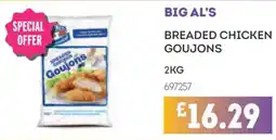 Bestway Big al's breaded chicken goujons offer