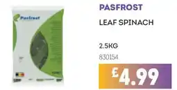 Bestway Pasfrost leaf spinach offer