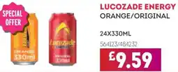 Bestway Lucozade energy orange/original offer