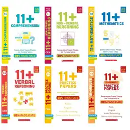 Costco Scholastic CEM 11+ Practice & Revision x6 Book Collection in 2 Options: 9-10 Years or 10-11 Years offer