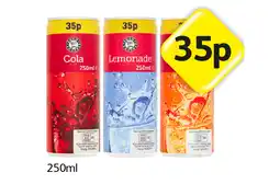 Londis Cola, Lemonade, Orangeade offer