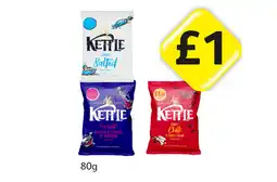 Londis Kettle Crisps Salted, Sea Salt & Vinegar, Sweet Chilli offer