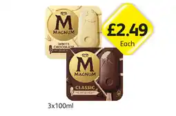 Londis Magnum White Chocolate, Classic offer