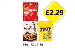 Londis Maltesers, Minstrels, Peanut M&M's offer