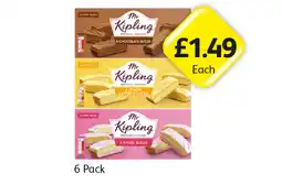 Londis Mr Kipling Chocolate Slices, Lemon Layered Slices, Angel Slices offer