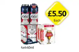 Londis Kronenbourg, Budweiser, Stella Artois offer