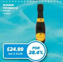 Bestway Rossini prosecco offer
