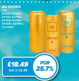 Bestway Au vodka offer