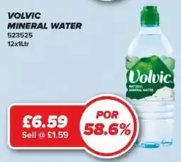Bestway Volvic mineral water offer