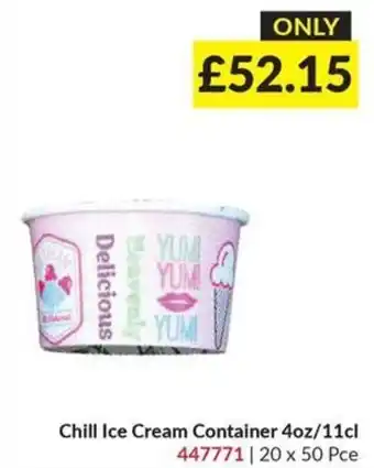 Chill Ice Cream Container