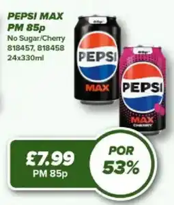 Bestway Pepsi Max offer