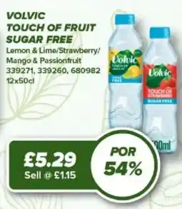 Bestway Volvic touch of fruit sugar free offer
