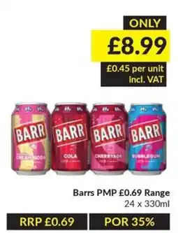 Musgrave MarketPlace Barrs pmp £0.69 range offer