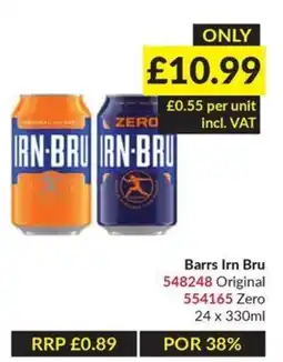Musgrave MarketPlace Bars irn bru offer