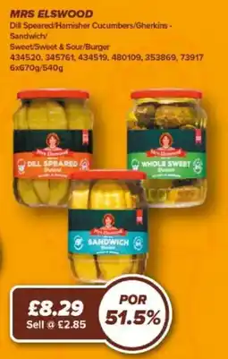 Bestway Mrs Elswood dill speared offer