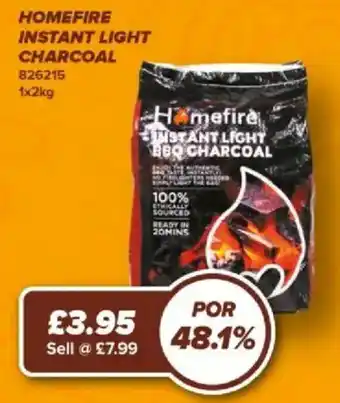 Bestway Homefire instant light bbq charcoal offer
