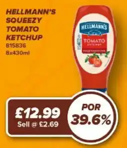 Bestway Hellmann's squeeze tomato ketchup offer