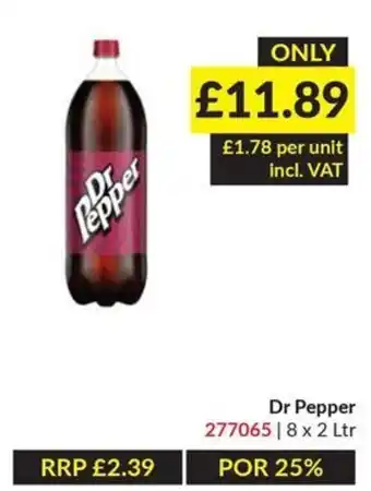 Musgrave MarketPlace Dr Pepper offer