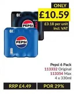 Musgrave MarketPlace Pepsi 6 Pack offer
