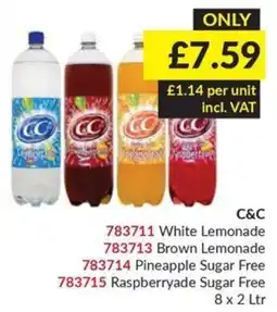 Musgrave MarketPlace C&C Lemonade offer