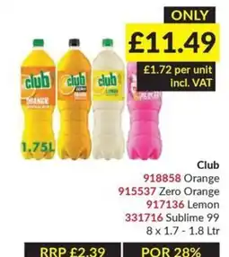 Musgrave MarketPlace Club soft drinks offer
