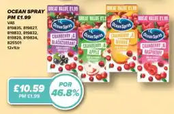 Bestway Ocean Spray cranberry offer