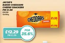 Bestway Jacob's baked cheddars cheese crackers offer