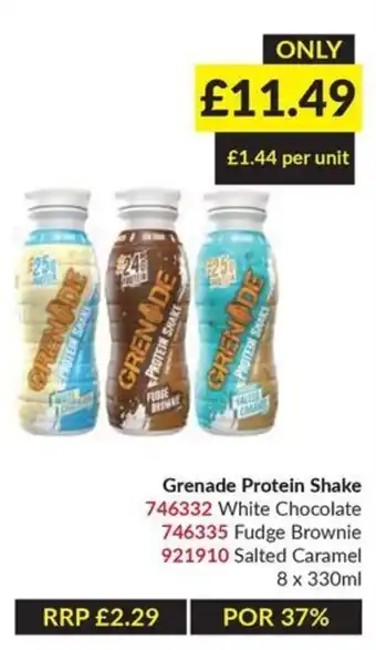 Musgrave MarketPlace Grenade protein shake offer