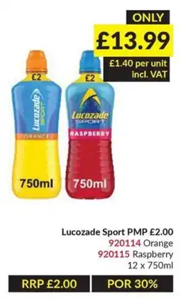 Musgrave MarketPlace Lucozade Sport offer