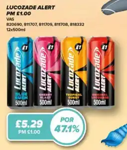 Bestway Lucozade alert offer