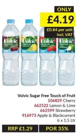 Musgrave MarketPlace Volvic sugar free touch of fruit offer