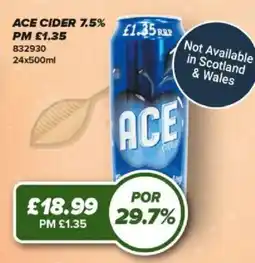 Bestway Ace cider offer