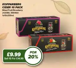Bestway Kopparberg cider offer