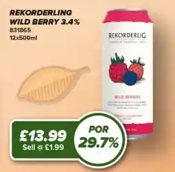 Bestway Rekorderlig wild berries offer