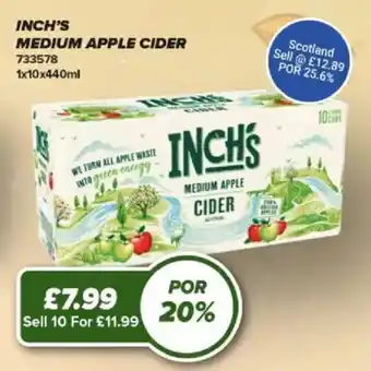 Bestway Inch's medium apple cider offer