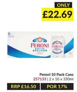 Musgrave MarketPlace Peroni 10 Pack Cans offer