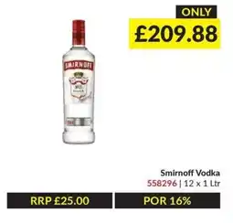 Musgrave MarketPlace Smirnoff Vodka offer