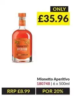 Musgrave MarketPlace Mionetto Aperitivo offer