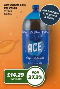 Bestway Ace cider offer